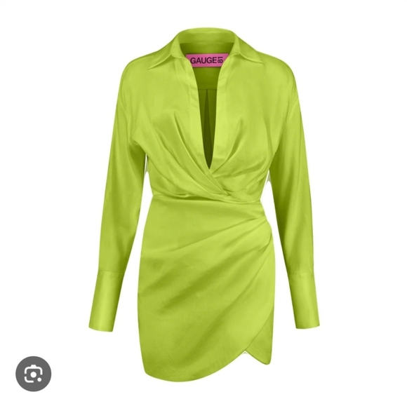 Lime Green Dress - Picture 2 of 2